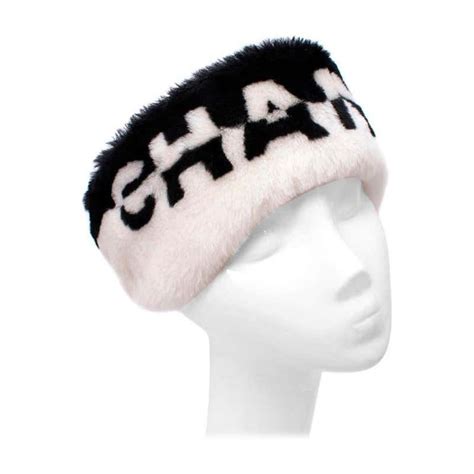 chanel winter headband